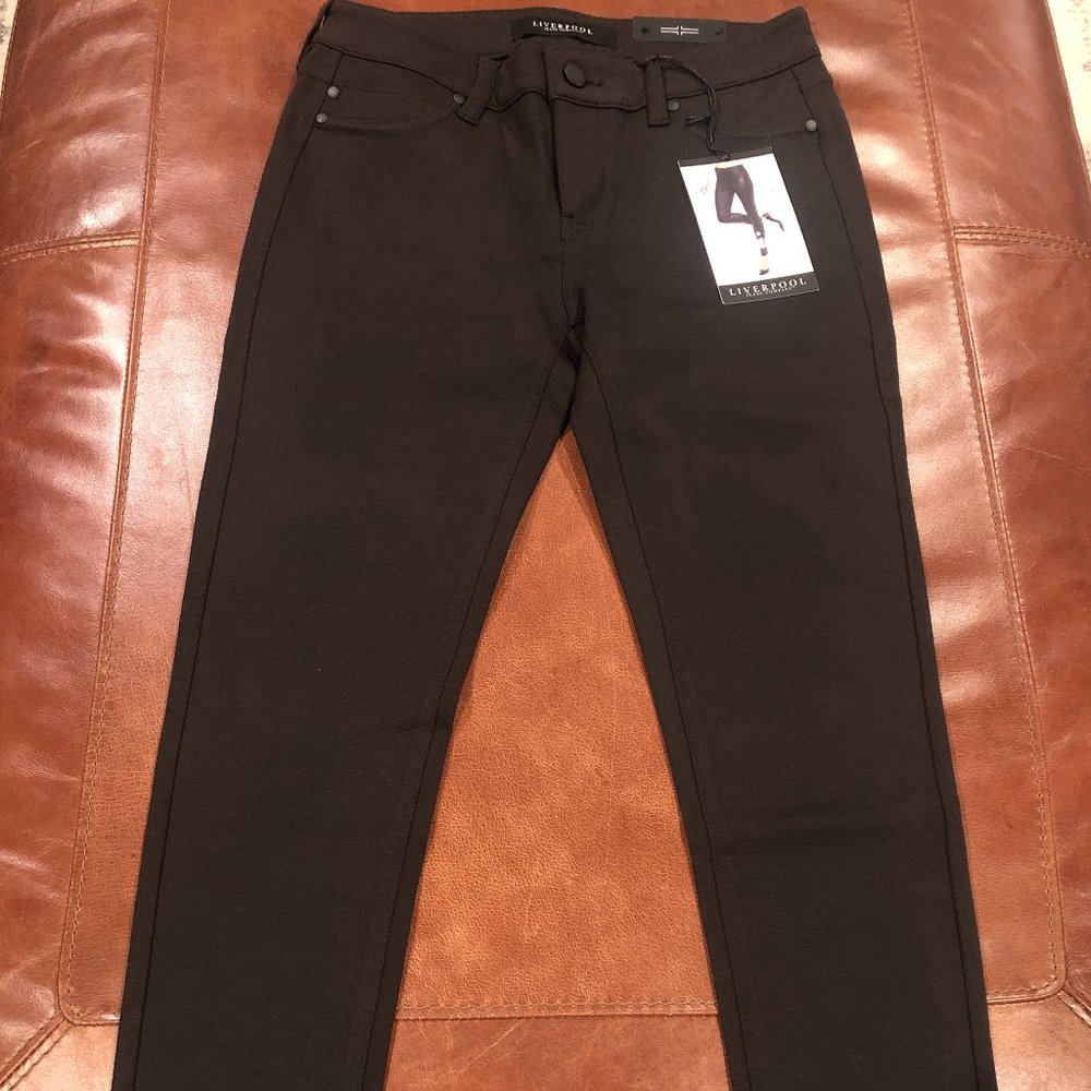 Liverpool Brown Leggings Size 2/26 Petite